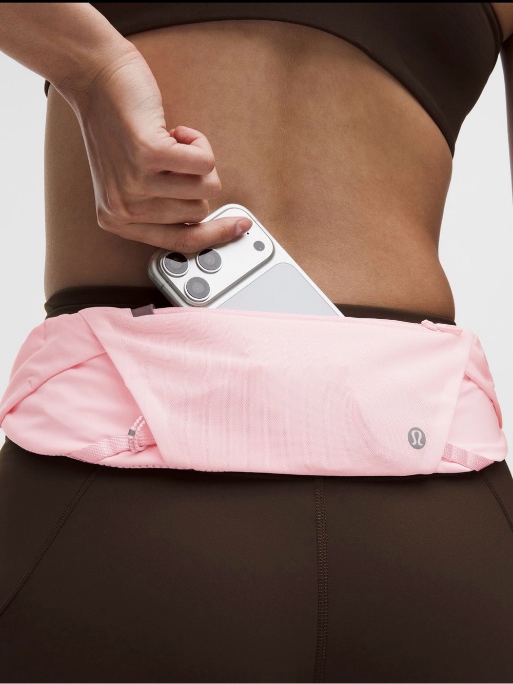NWT Lululemon Fast and Free Distance Running Belt Pink Pearl